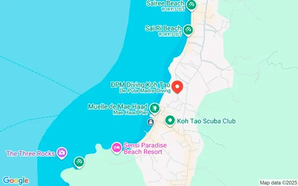 koh-tao-map-dpm DPM Diving Koh Tao Map