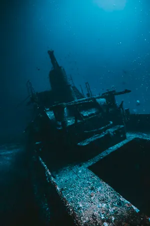bounty wreck in Gili Trawangan